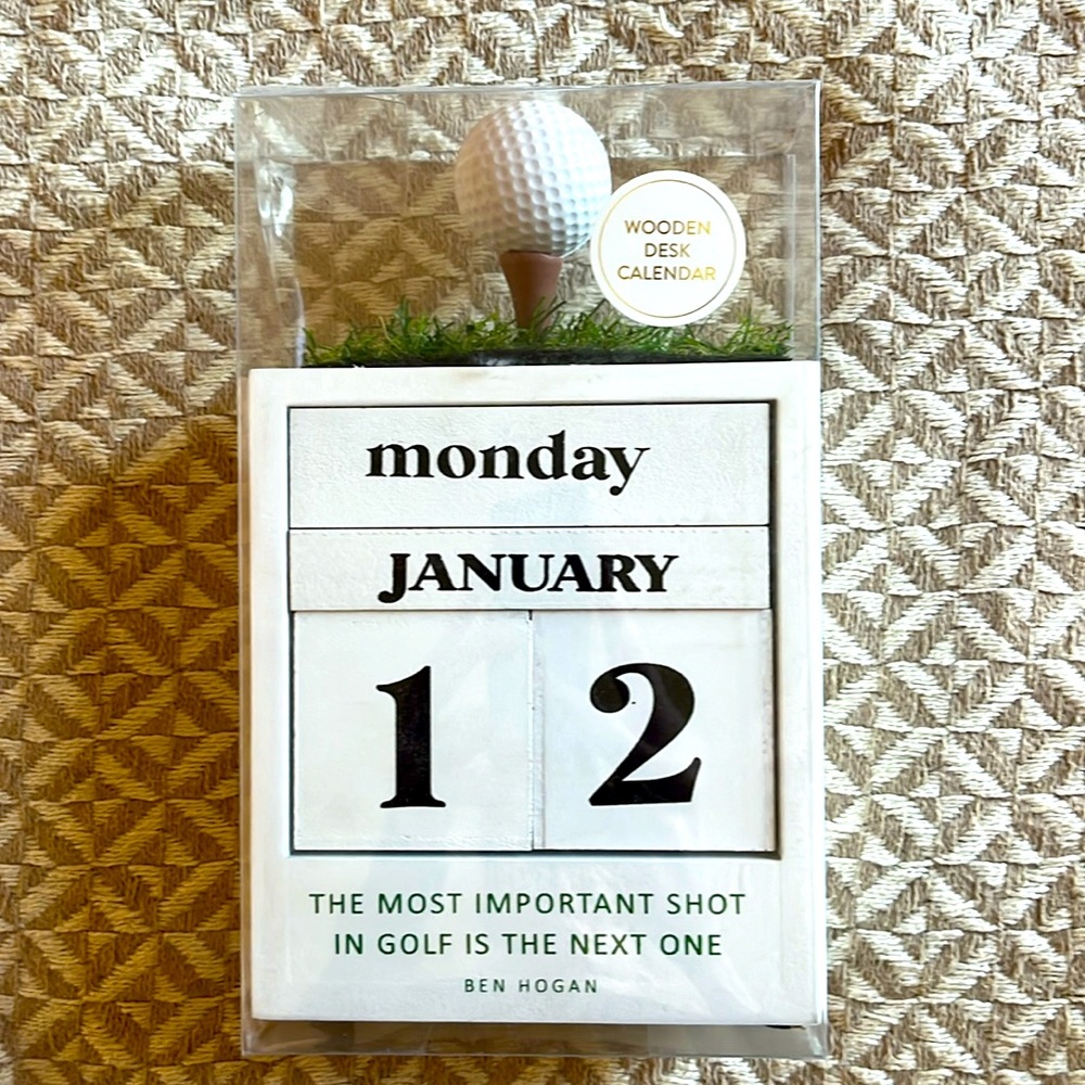 Ben Hogan Desk Golf Calendar